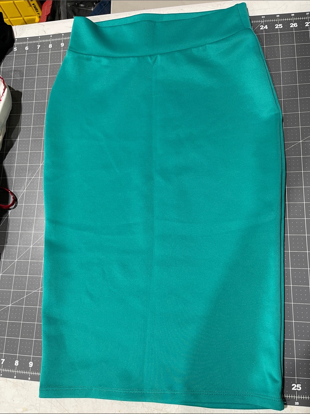 Women's Teal Pencil Skirt — Sleek Tailored Fit